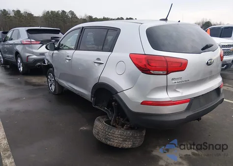 2015 Kia Sportage Lx из США, поврежденный, VIN KNDPBCAC1F7678727
